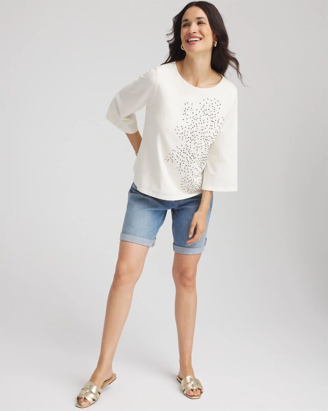 Soutache Embroidered Wildflower Top - image 2